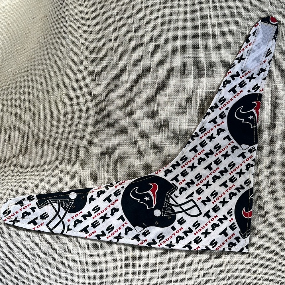 Houston Texans Dog Bandana-Size S - Picture 5 of 6